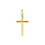 Pendant 750/18 K Yellow Gold 13x22mm, Cross