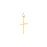 Pendant 750/18 K Yellow Gold Cross 14 x 21mm - P35.4