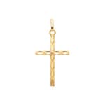 Pendant 750/18 K Yellow Gold 14x21mm, Cross