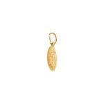Pendant 750/18 K Yellow Gold 15 x 13mm, Guardian Angel - 20832