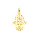 Anhänger 750/18 K Gelbgold 16x20mm, Fatima-Hand