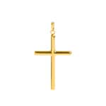 Anhänger 750/18 K Gelbgold 16x27mm, Kreuz