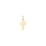 Pendentif or jaune 750/18 ct Croix 17x22mm - P45