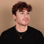 Pendentif or jaune 750/18 ct Croix 17x22mm - P45