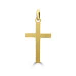Pendentif or jaune 750/18 ct 17x30mm, Croix