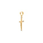 Pendant 750/18 K Yellow Gold 28 x 17mm, Cross with Jesus - AKH0063GG