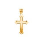 Pendant 750/18 K Yellow Gold Cross with Jesus 36 x 22mm - AKH0042GG