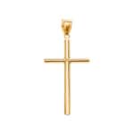 Pendant 750/18 K Yellow Gold Cross 48 x 24mm - AKH0030GG