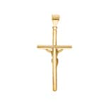 Anhänger 750/18 K Gelbgold Kreuz mit Jesus 48 x 24mm - AKH0031GG