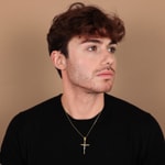 Anhänger 750/18 K Gelbgold Kreuz mit Jesus 49 x 28 mm - AN-1305-GG