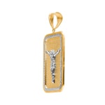 Pendant 750/18 K Yellow Gold Jesus 50 x 30mm - AKH233GG