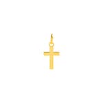 Pendentif or jaune 750/18 ct 8x14mm, Croix