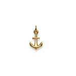 Pendentif or jaune 750/18 ct, Ancre