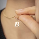 Pendant 750/18 K Yellow Gold Letter B - 2920B