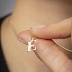 Anhänger 750/18 K Gelbgold, Buchstabe E - 2950.1E