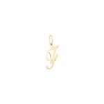 Pendentif or jaune 750/18 ct Lettre F - 2930F