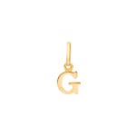 Pendentif or jaune 750/18 ct, Lettre G