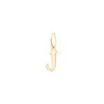 Pendant 750/18 K Yellow Gold Letter J - 2950.1J