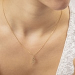 Pendentif or jaune 750/18 ct Lettre J - 2930J