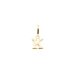 Pendentif or jaune 750/18 ct, Lettre K