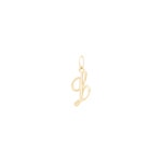 Pendant 750/18 K Yellow Gold Letter L - 2930L