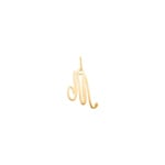 Anhänger 750/18 K Gelbgold, Buchstabe M