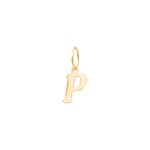 Pendant 750/18 K Yellow Gold Letter P - 2950.1P