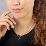 Pendant 750/18 K Yellow Gold Letter P - 2950.1P