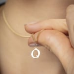 Pendentif or jaune 750/18 ct Lettre Q - 2950.1Q