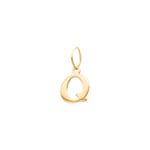Pendant 750/18 K Yellow Gold, Letter Q