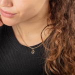 Pendentif or jaune 750/18 ct Lettre Q - 2950.1Q