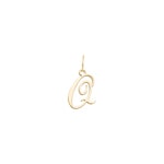 Anhänger 750/18 K Gelbgold, Buchstabe Q