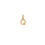 Pendant 750/18 K Yellow Gold, Letter Q - AGO1200Q