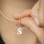 Pendant 750/18 K Yellow Gold Letter S - 2950.1S