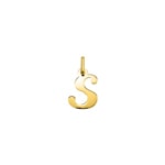 Pendentif or jaune 750/18 ct Lettre S - AY5031