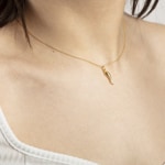Pendant 750/18 K Yellow Gold Cornicello - 1156.06711/0006