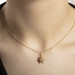 Pendentif or jaune 750/18 ct Edelweiss - 1156.07545/0001