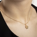 Pendentif or jaune 750/18 ct Edelweiss - 1156.07545/0001