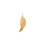 Anhänger 750/18 K Gelbgold, Engelsflügel