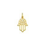 Pendentif or jaune 750/18 ct Main de fatma - AY1012