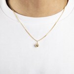 Pendant 750/18 K Yellow Gold Football - 1156.06686/0007