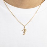 Pendant 750/18 K Yellow Gold Football Player - 1156.08522/0001