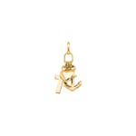 Pendentif or jaune 750/18 ct, Foi, amour, espoir 
