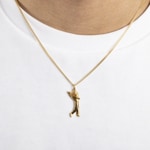 Anhänger 750/18 K Gelbgold Golfspieler - 1156.07636/0001