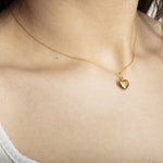 Pendentif or jaune 750/18 ct, Cœur - 1156.05825/0003