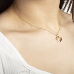Pendant 750/18 K Yellow Gold Heart - 1156.05946/0006
