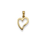 Pendentif or jaune 750/18 ct Cœur - 1156.08430/0001