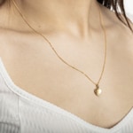 Anhänger 750/18 K Gelbgold, Herz - 1156.08695/0001