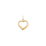 Pendant 750/18 K Yellow Gold Heart 14x14mm