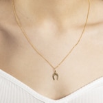 Pendant 750/18 K Yellow Gold Horseshoe - 1156.07282/0001
